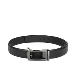 Men Patterned Leather Belt-7