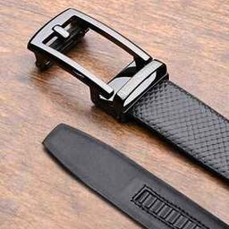 Men Belt with Auto-Lock Buckle Fastening-image-90
