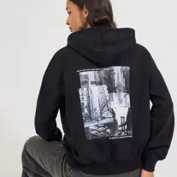 Women Oversized Hoodie with Kangaroo Pockets-picture-28