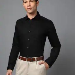 Men Slim Fit Shirt with Patch Pocket-43