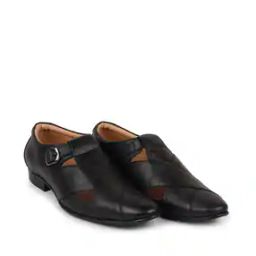 Slip-on Sandals with Buckle Fastening-image-18