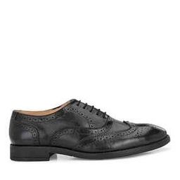 Men Regular Fit Formal Shoes with Lace Fastening-image-80