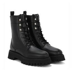 Women Ankle-Length Boots with Lace Fastening-image-39
