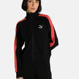 Colourblock Turtle-Neck Hoodies-picture-41