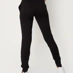 Women Typographic Print Joggers-image-30