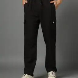 Men Straight Cargo Track Pants-image-70