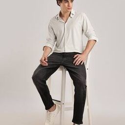 Men Lightly Washed Dad Jeans-image-25