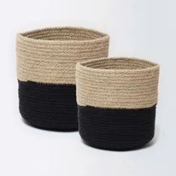 Pack of 2 Handmade Jute Baskets-image-54