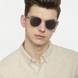 Unisex UV Protected Round Sunglasses -JJ S12797S-33
