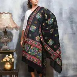 Women Cotton Embellished Dupatta-image-30