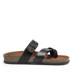 Toe-Ring Slippers with Buckle Strap-34