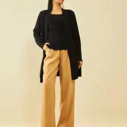 Knitted Shrug with Insert Pockets-40