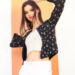 Women Floral Print Regular Fit Shrug-image-62