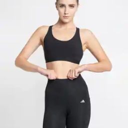 Women All Me Training Sports Bra with Logo Print-picture-23