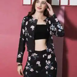 Women Floral Print Regular Fit Shrug-34