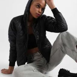 Women Zip-Front Bomber Jacket-image-61