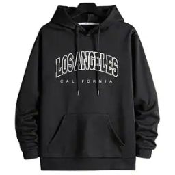 Men Typographic Print Relaxed Fit Hoodie-picture-29