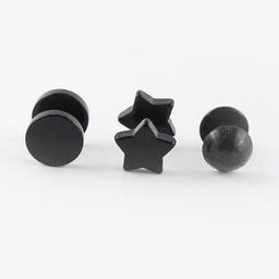 Men Pair of 3 Stud Earrings-20
