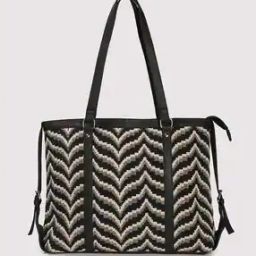 Women Printed Tote Bag with Adjustable Strap-6