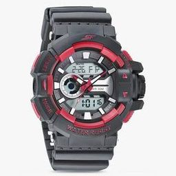 Men Water-Resistant Digital Watch-NT77118PP02W-image-98