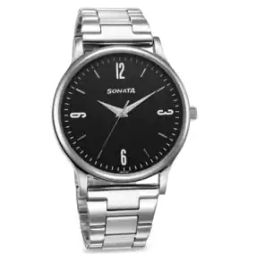 Men Water-Resistant Analogue Watch-NT77105SM09W-14
