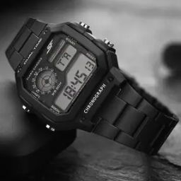 Men Water-Resistant Digital Watch--NT77134PM02W-image-46