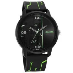 Men Water-Resistant Analogue Watch-NT77085PP21W-image-116