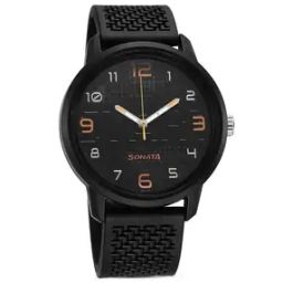Men Water-Resistant Analogue Watch-NT77085PP15W-47