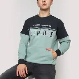 Typographic Print Regular Fit Sweatshirt-picture-13