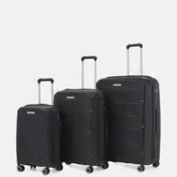 Men Pack of 3 Striped Luggage Sets-11