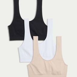 marks & spencer Pack of 3 Seamless Non-Wired Crop Tops-picture-8