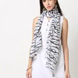 Women Animal Print Stole-19