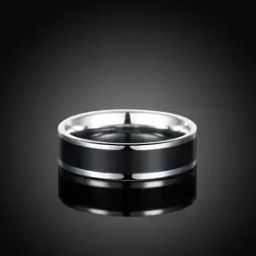 Stainless Steel Band Ring-17