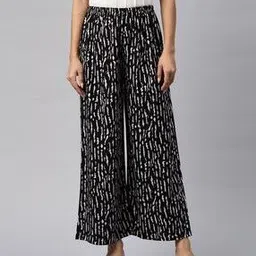 readiprint Women Printed Relaxed Fit Palazzos with Elasticated Waist-picture-9