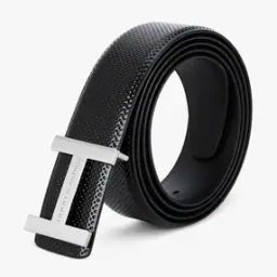 Textured Genuine Leather Belt with Push Pin Buckle-picture-11