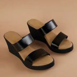 Women Heeled Sandals With PU Upper-image-2