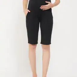 High-Rise Shorts with Insert Pockets-image-6