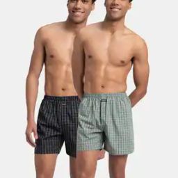 Men Checks Lounge Shorts-picture-34