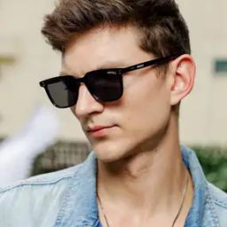 Men UV-Protected Wayfarers-MILLER BLACK BLK 2-image-55