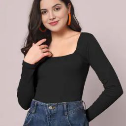 Women Fitted Top with Full Sleeves-picture-10