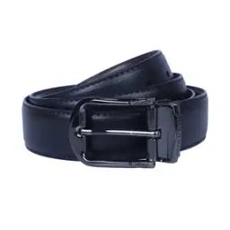 Men Reversible Belt with Buckle Closure-image-13