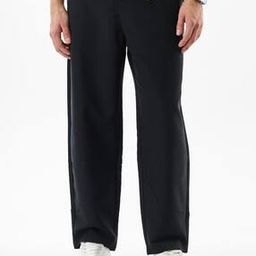 snitch Men Relaxed Fit Flat-Front Trousers-picture-20