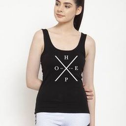 Sleeveless Typography Print Tank Top-image-48