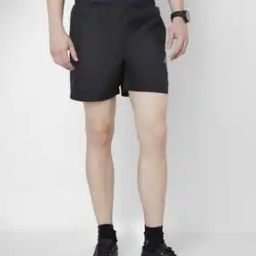Solid City Shorts with Elasticated Waistband-picture-33