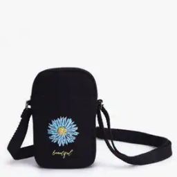 Women Graphic Print Sling Bag with Adjustable Strap-image-86