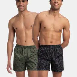 Men Micro Print Boxers-picture-7