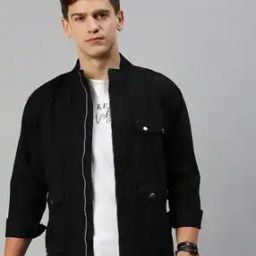 Men Regular Fit Denim Jacket-picture-12
