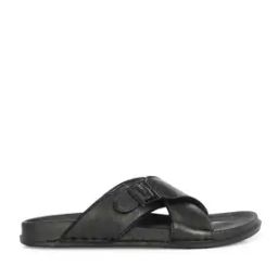 Men Flip Flops with Genuine leather upper-19