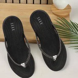 Women Embellished T-Strap Sandals-image-6