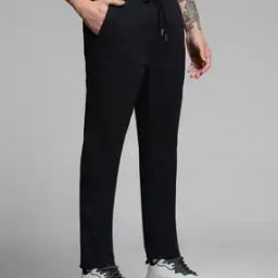 Men Straight Fit Flat-Front Pants with Insert Pockets-picture-12